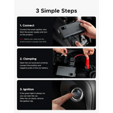 UGREEN Car Battery Jump Starter 1000A UltraSafe 12V Pack 3 in 1 Booster Box 12000mAh Portable Charger Smart LED Light