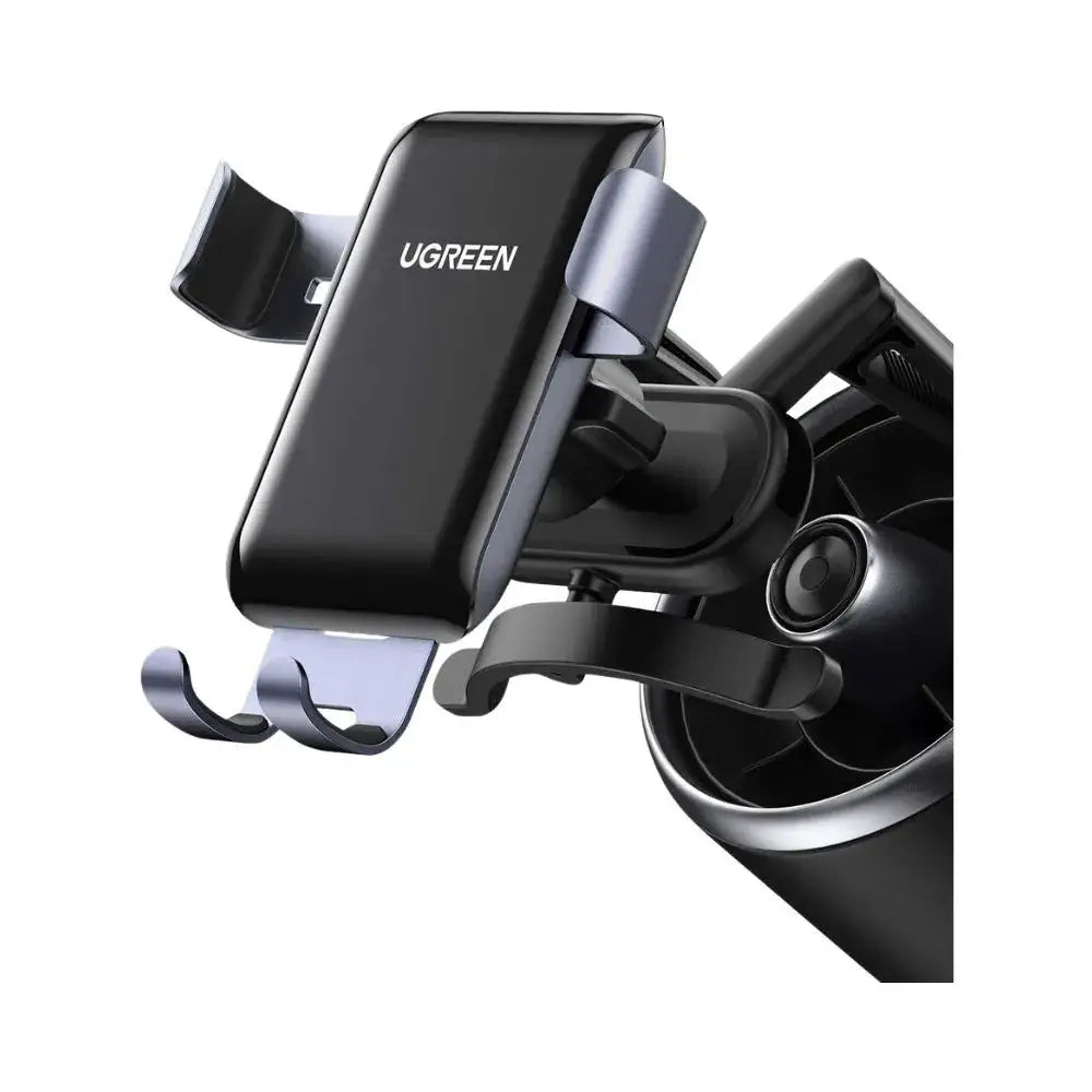 UGREEN Car Phone Gravity Holder Round Vents Rotates Vertical Horizontal Fits 4.7-7-Inch