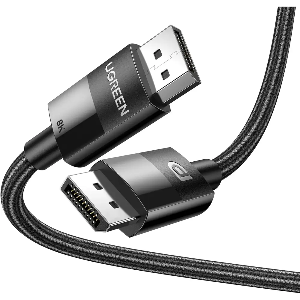 UGREEN Displayport 1.4 VESA Certified Cable 5M 8k DP to Nylon Braided (8K@60Hz 4K@144Hz and 1080P@240Hz) Support