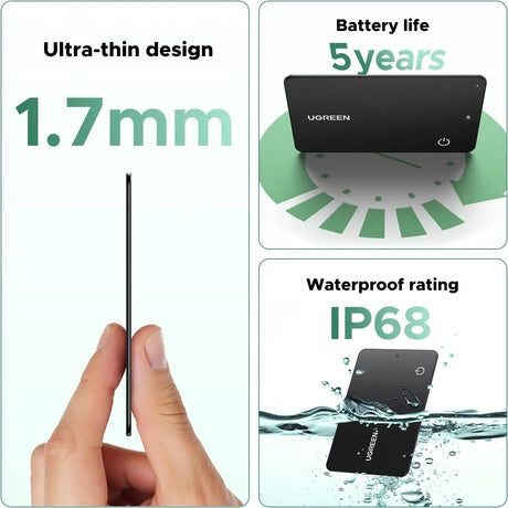 UGREEN FineTrack Slim Smart G Bluetooth Tracker (Android Only)