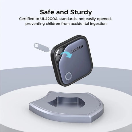 UGREEN FineTrack Smart Finder Bluetooth Tracker Tag 2-Year Replaceable Battery Compatible with Apple Find My (iOS only)