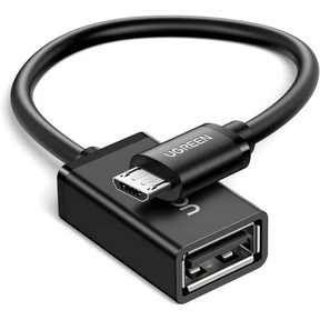 UGREEN Micro USB Adapter OTG Cord Male to Type A Female Adaptor On The Go Cable Compatible with Galaxy S7 S6 Edge S4 S3