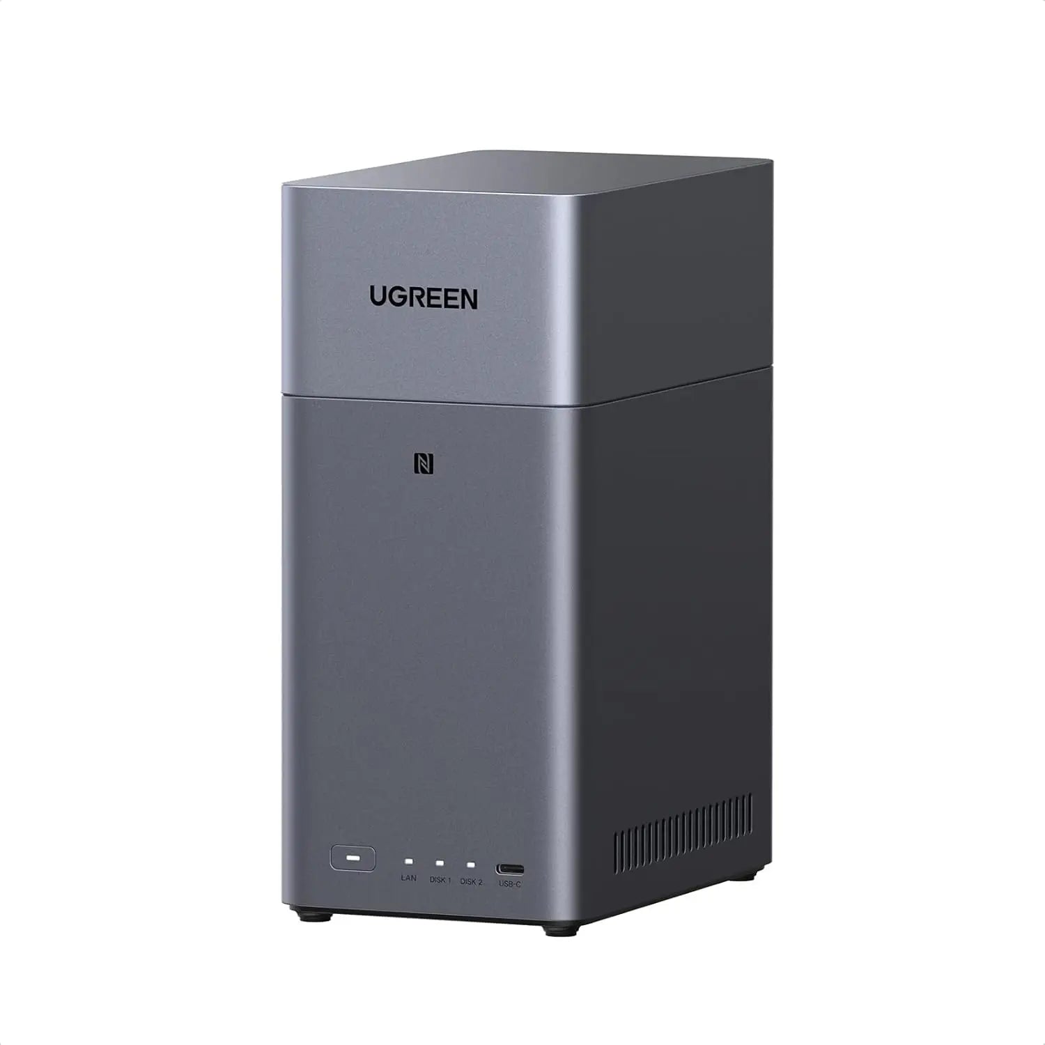 UGREEN NAS DH2300 2-Bay Desktop NASync Support Capacity 60TB (Diskless) Remote Access AI Photo Album Beginner Friendly