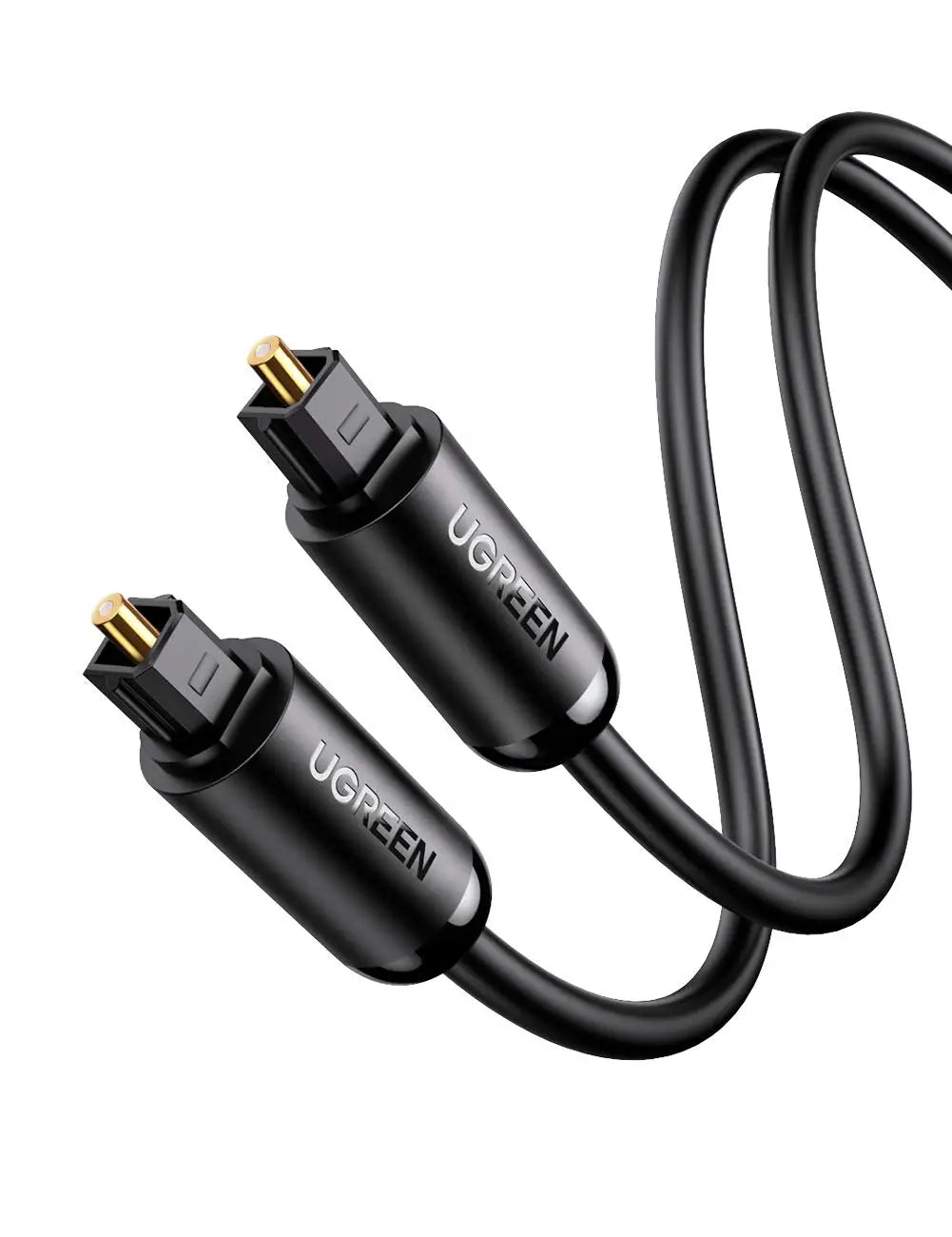 UGREEN Optical Audio Cable Fiber Digital Toslink for Home Theater Sound bar TV PS4 Xbox Blu-Ray Players and More (3M)