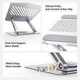 UGREEN Laptop Stand for Desk Holder with 360° Rotating Base Adjustable Computer Riser Ergonomic Compatible MacBook