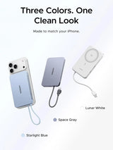 UGREEN Ultra-Slim Power Bank Qi2 15W Magsafe 10000mAh Portable Charger