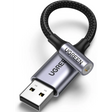 UGREEN USB to 3.5mm Audio Jack A Sound Card Adapter Support Mic TRRS Headphone DAC Chip Aux Nylon Braided Cable