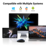 UGREEN Wireless Ergonomic Mouse 4000 DPI 6 Buttons 2.4G USB Cordless Silent Mice with Nano Receiver for Laptop Computer
