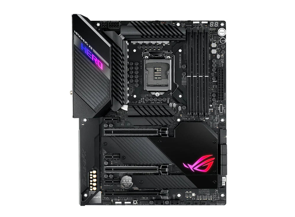 USED- ASUS ROG MAXIMUS XII HERO (WI-FI) Z490 Motherboard Intel Support Z590 LGA 1200- USED