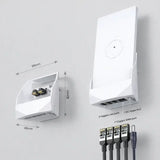 Wall Dock for Starlink Router Mini - Mountable 3 LAN Outputs & 1 WAN Input