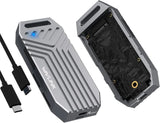 WAVLINK 40Gbps PCIe NVMe SSD Enclosure USB4 External M.2 for B + M/M-Key 2280 Size Tool-Free Installation Compatible