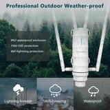 WAVLINK Aerial HD4 AC1200 Dual Band Long Range Outdoor WiFi Extender Router
