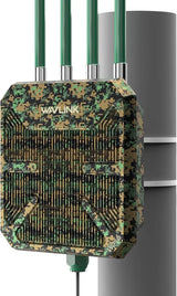 WAVLINK AX3000 WiFi6 Outdoor Access Point/Mesh Extender,Dual Band Long Range WiFi Mesh Router with PoE/4x8dBi High-gain
