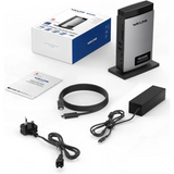WAVLINK Laptop Docking Station 3 Monitors(Max Resolution: Single 8K or Triple 4K) 11-in-1 USB C with 125W PD3.1