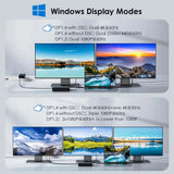 WAVLINK USB C Docking Station 3 Monitors 13 in 1 Hub with 10Gbps M.2 PCIe/SATA SSD Enclosure Expands MacBook/Mac mini