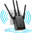 WAVLINK Wi-Fi Range Extender AC1200 Wireless WiFi Booster AP Access Point Repeater Signal with Dual Band 5Ghz 2.4Ghz