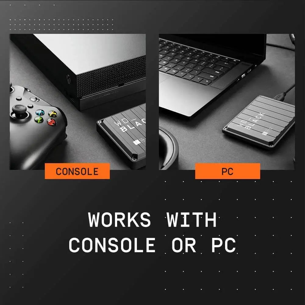 WD_BLACK Western Digital WD_Black P10 External Gaming Drive 4TB