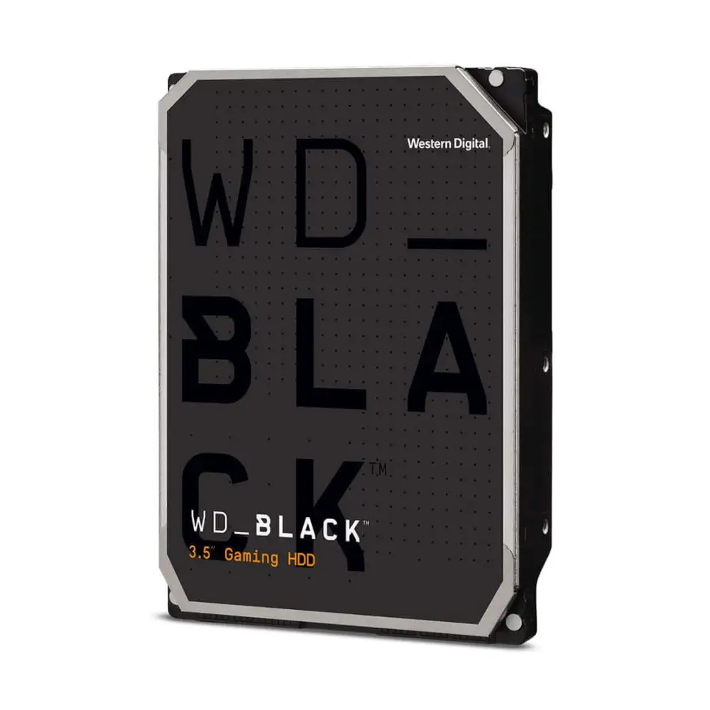 Western Digital WD Black 1TB 3.5’’ HDD SATA 6Gb/s 7200RPM 64MB Cache CMR Tech for Hi-Res Video Games 5yrs Wty