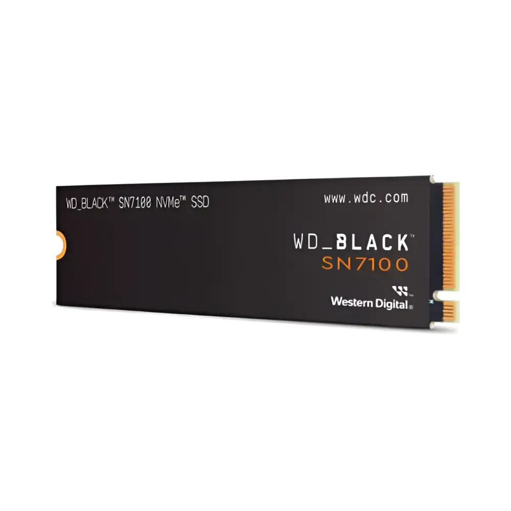 Western Digital WD BLACK SN7100 NVMe - 500GB SSD - 6800MB/s 5800MB/s R/W 760K/1200K IOPS M.2 2280 PCIe4.0 5yrs