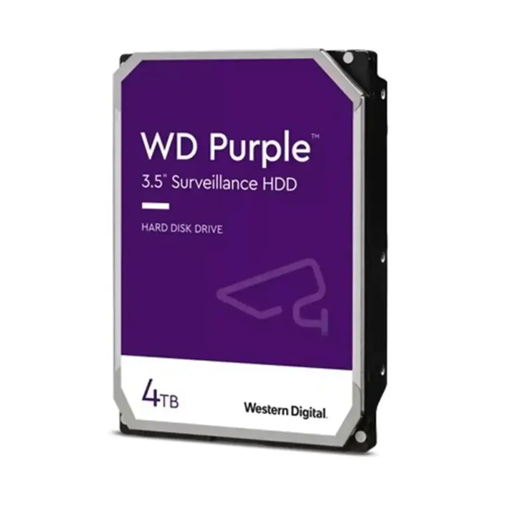 Western Digital WD40PURZ Purple 4TB Hard Drive - 3.5’’ Internal - SATA (SATA/600) -3-Year Limited Warranty