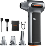 WOLFBOX MF200 Compressed Air Duster with Removable Battery Super Power Cordless Blower - 3-Speed Adjustable Long Life