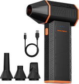 WOLFBOX MF50 Electric Air Duster-110000RPM Super Power Cordless Duster 3-Gear Adjustable Mini Blower with Rechargeable