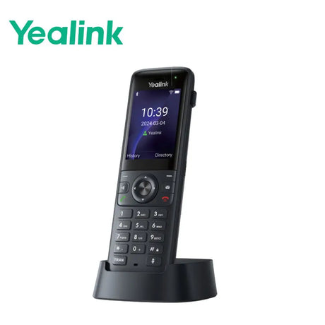 Yealink AX83H Handheld Wi-Fi IP Phone 6 Bluetooth HD Audio Smart Noise Cancellation QuickCharge Vibration 3.5mm Headset