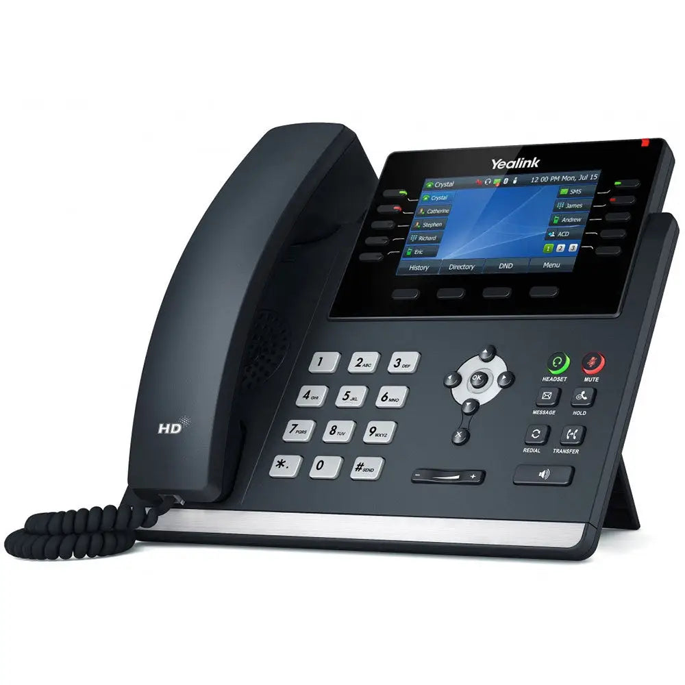 Yealink T46U 16 Line IP phone 4.3’’ 480x272 pixel Colour LCD with backlight Dual USB Ports POE Support Wall Mountable