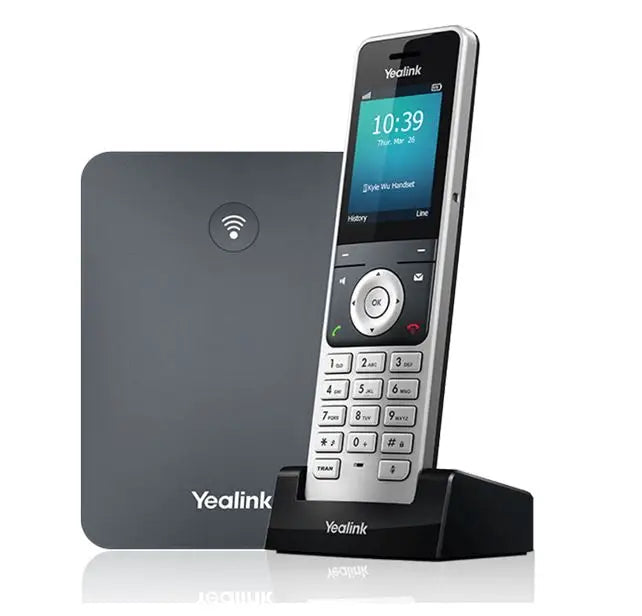 Yealink W76P High-Performance IP DECT Solution including W56H Handset and W70B Base Station Up to 20 simultaneous calls
