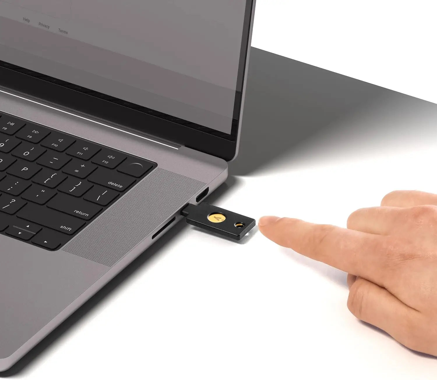 Yubico - YubiKey 5C NFC - Two-Factor authentication (2FA) Security Key Connect via USB-C or FIDO Certified - Protect