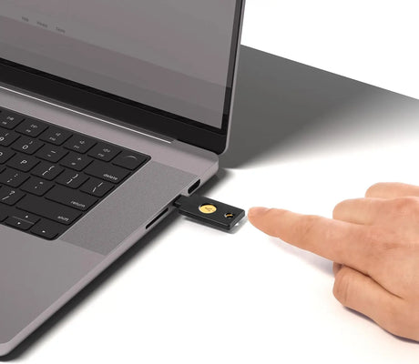 Yubico - YubiKey 5C NFC - Two-Factor authentication (2FA) Security Key Connect via USB-C or FIDO Certified - Protect