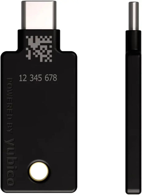 Yubico - YubiKey 5C NFC - Two-Factor authentication (2FA) Security Key Connect via USB-C or FIDO Certified - Protect