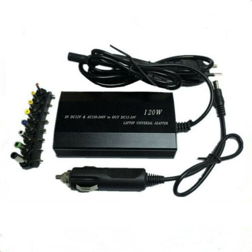 120W UNIVERSAL AC/DC NOTEBOOK POWER  WITH CAR ADAPTER