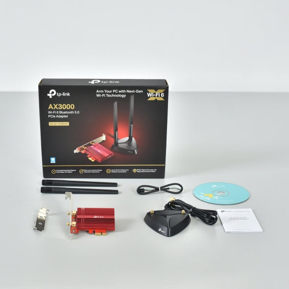 TP-Link Archer TX3000E AX3000 Wi-Fi 6 (802.11ax) Bluetooth 5.0 PCI-e Adapter (WiFi6)