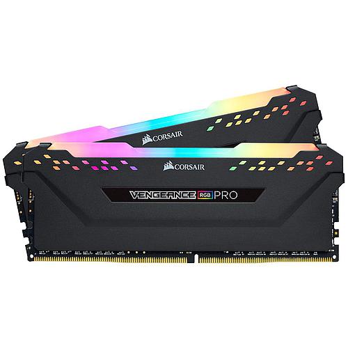 Corsair Vengeance RGB Pro 16gb (2x8gb) DDR4 3600mhz C18 18-22-22-42 Black Heatspreader Desktop Gaming Memory