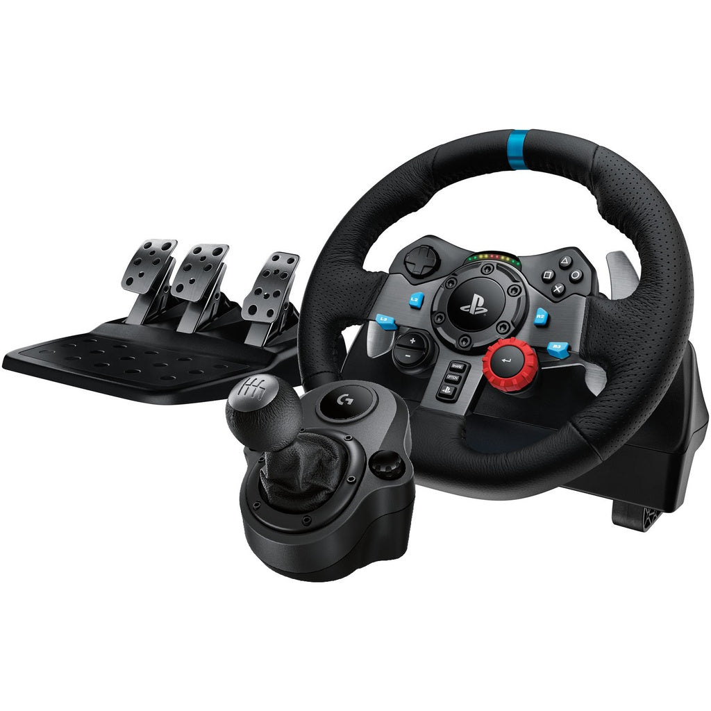 Logitech Racing Bundle G29 Driving Force Racing Wheel & Pedal Set + Driving Force Shifter for Ps5, Ps4, Ps3 and Pc