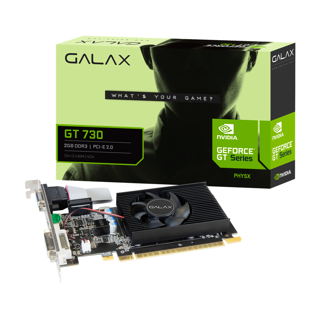 Galax Nvidia GEforce Gt 730 2GB Video Card